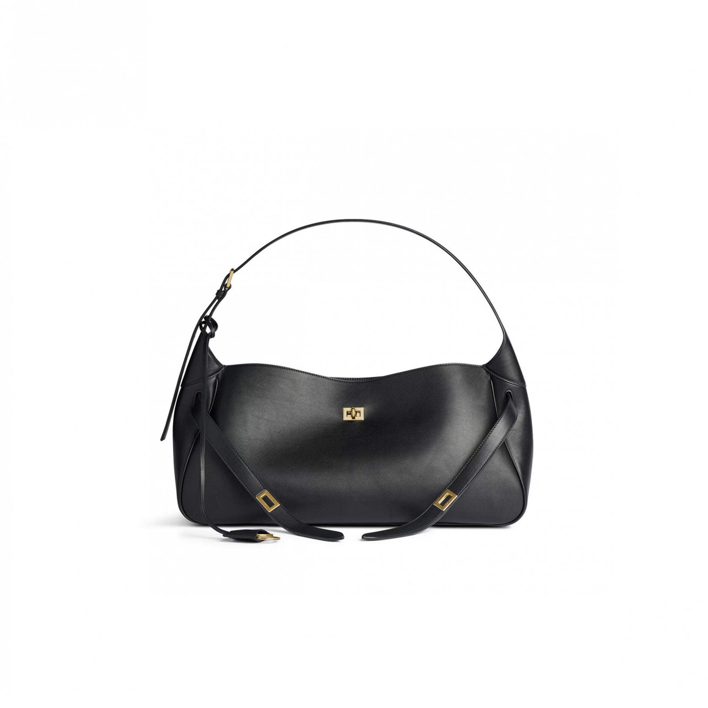 Ba1en*iaga women''s bel air shoulder bag medium in black 8057603abaw2000 (50*23.8*18cm)